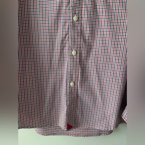 UNTUCKit‎ Men's Red Checkered Long Sleeve Button Down Dress Shirt Size Large - Picture 2 of 8